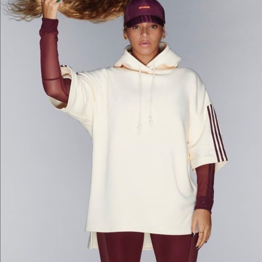 ADIDAS X IVY PARK Crew Neck Short Sleeve Hoodie